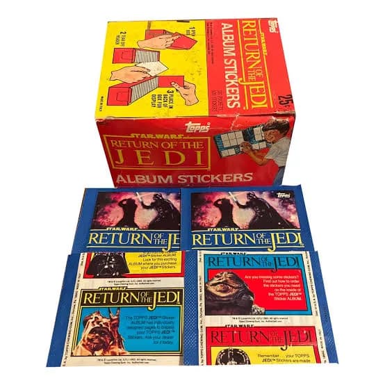 Return of the Jedi Album Stickers trading card set