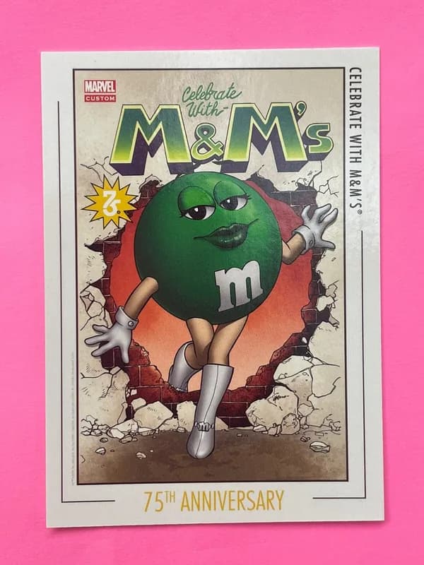 Marvel Celebrates with M&M's Promo Card Set trading card set