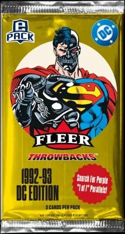 2026 Fleer Throwbacks 1992-93 DC Edition trading card set