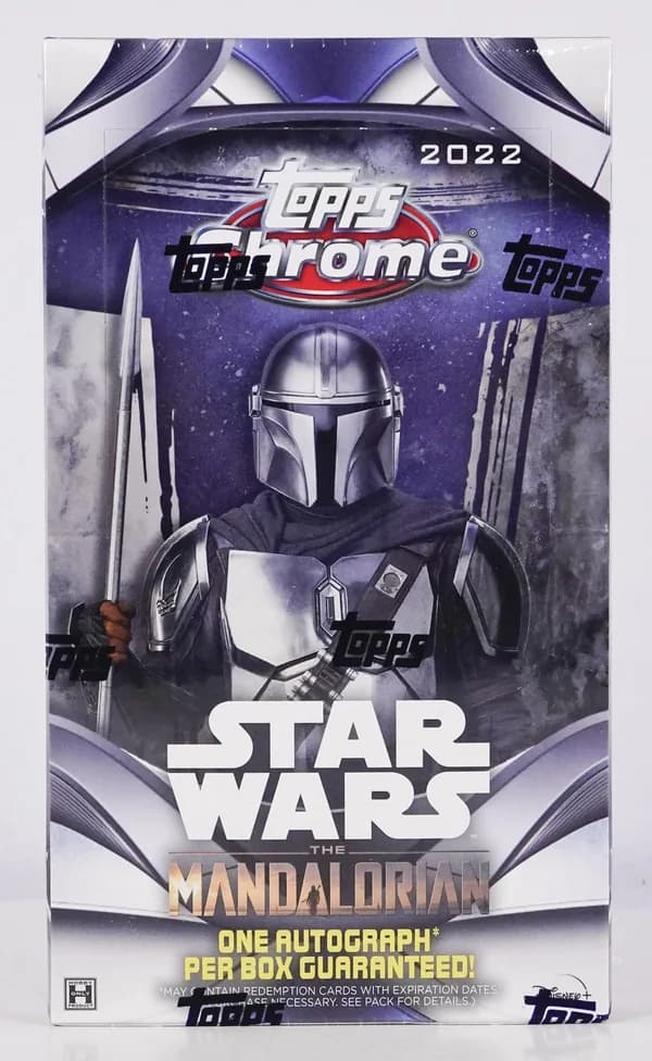 2022 Topps Chrome Star Wars: The Mandalorian Beskar Edition trading card set