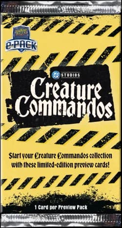 Creature Commandos Preview trading card set