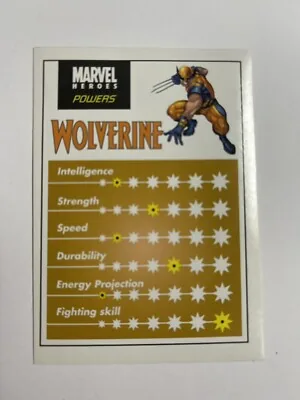Marvel Heroes Stickers trading card set