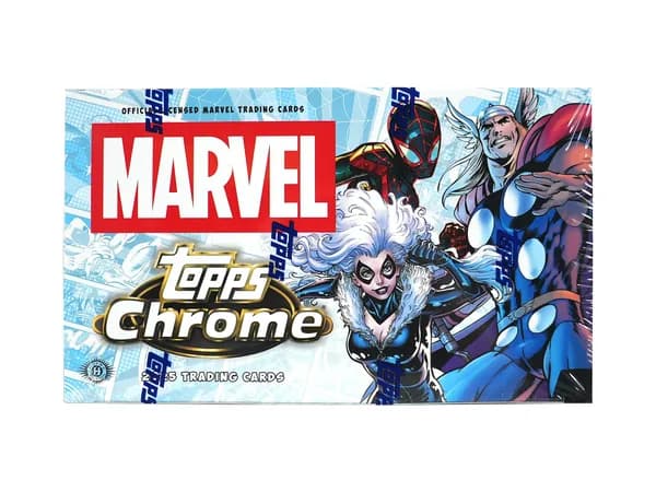 2025 Topps Chrome Marvel trading card set