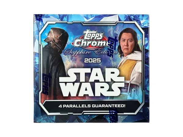 2025 Topps Chrome Sapphire Star Wars trading card set