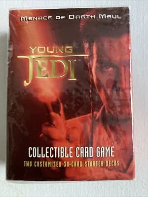 Young Jedi Trading Card Game - Menace of Darth Maul trading card set