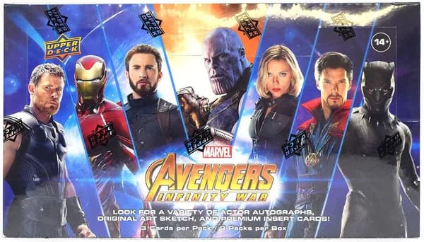2018 Upper Deck Marvel's Avengers Infinity War trading card set