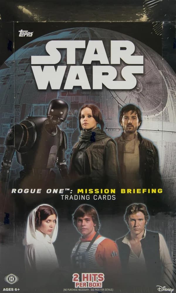 Star Wars Rogue One Mission Briefing trading card set