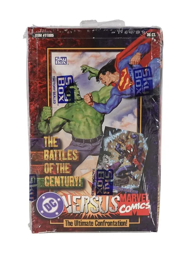 DC versus Marvel Comics trading card set