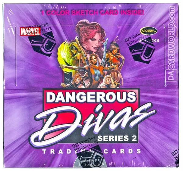 Marvel Dangerous Divas Series 2 trading card set