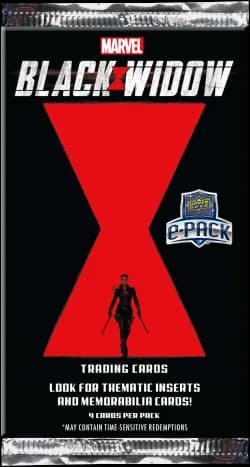Marvel's Black Widow trading card set