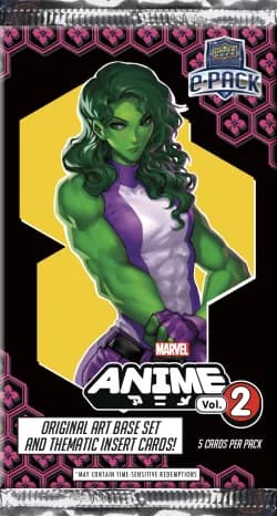 2023 Upper Deck Marvel Anime trading card set