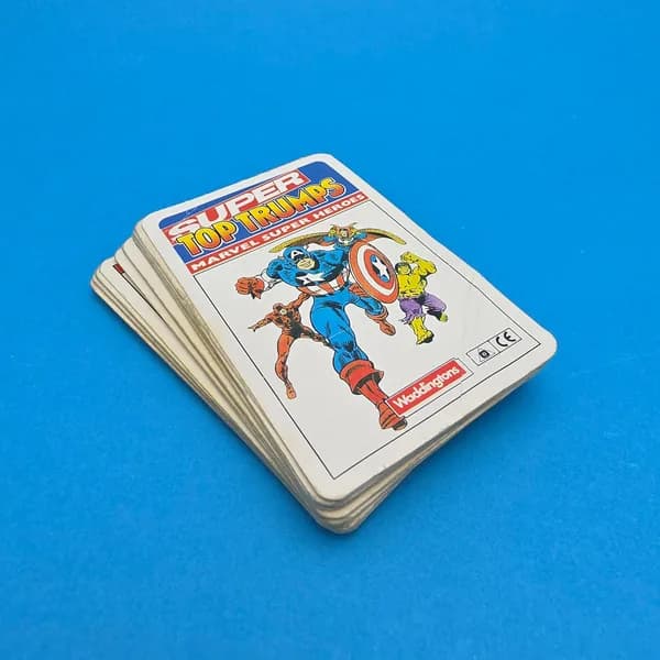 Marvel Super Top Trumpf trading card set