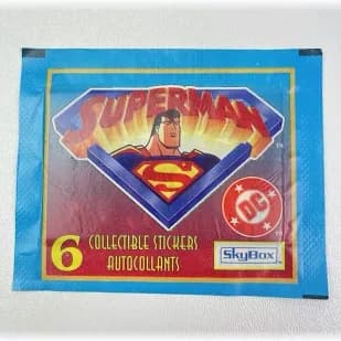 Superman (Animated) Album Stickers trading card set