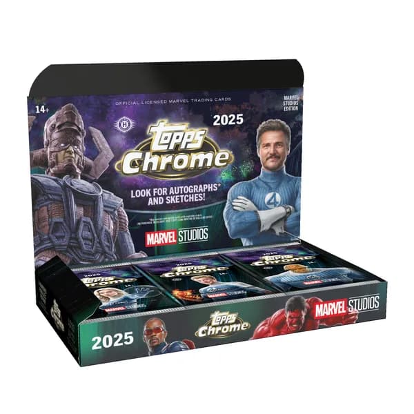 2025 Topps Chrome Marvel Studios trading card set