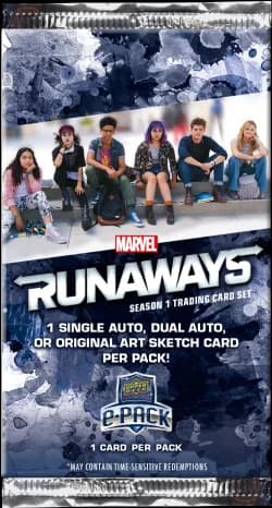 Marvel's Runaways trading card set