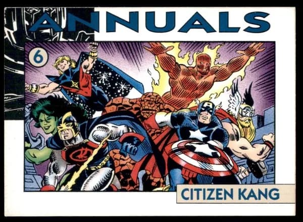 Marvel Comics Annuals Promo trading card set
