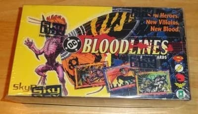 DC Bloodlines trading card set