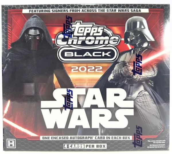 2022 Topps Star Wars Chrome Black trading card set