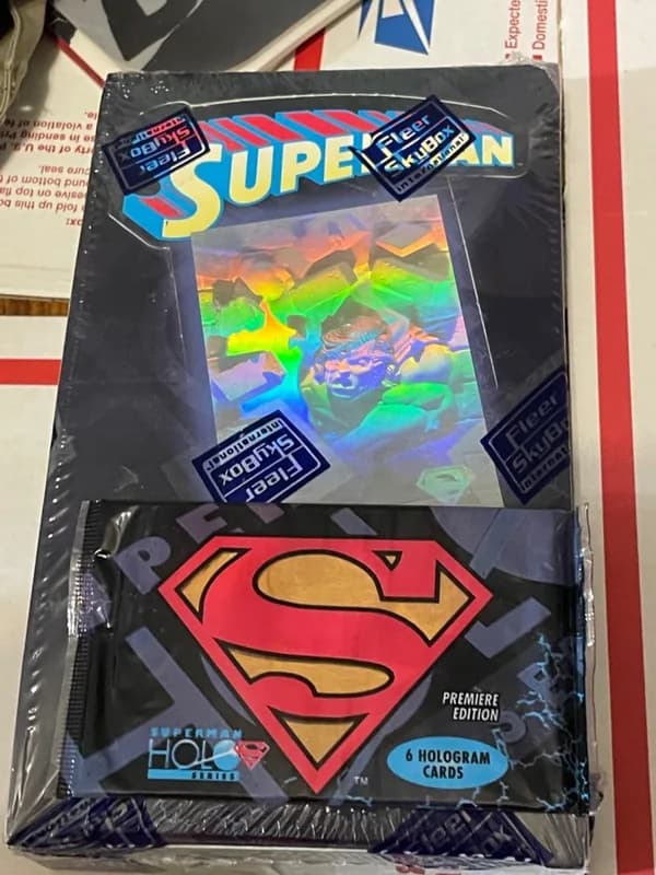 Superman Holo Series trading card set