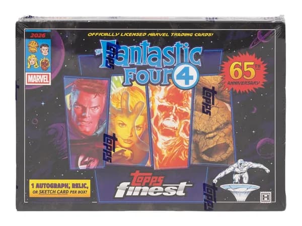 2026 Topps Finest Fantastic Four trading card set