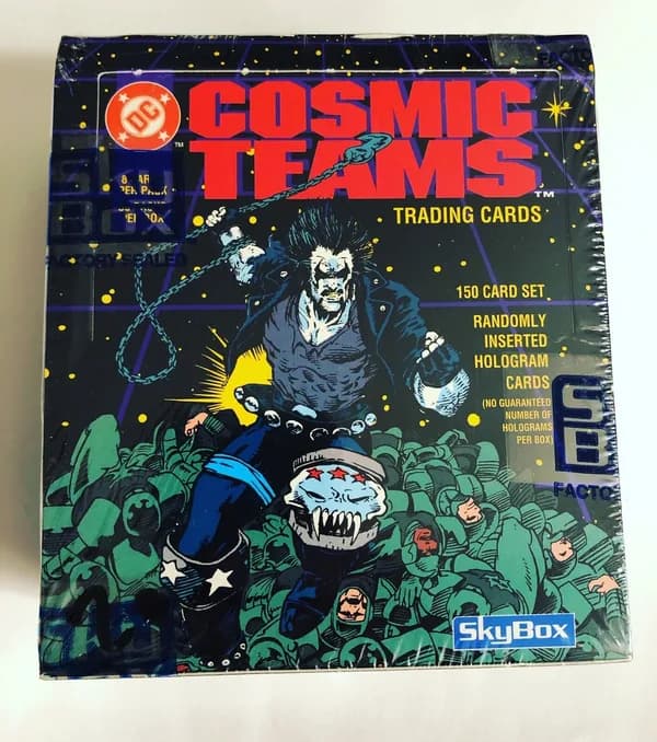 DC Cosmic Teams trading card set