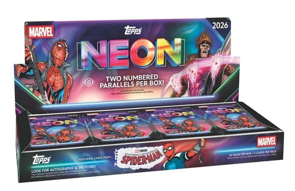 2026 Topps Neon Marvel trading card set