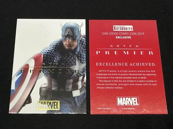 Marvel ArtFX Premier Promo Packs trading card set