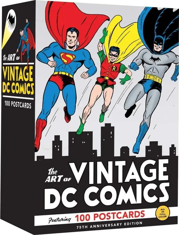 The Art of Vintage DC Comics: 100 Postcards trading card set