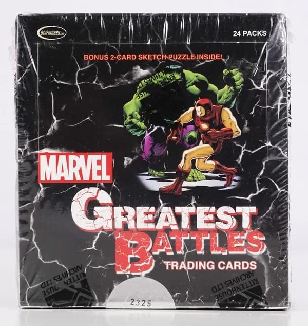 Marvel Greatest Battles trading card set