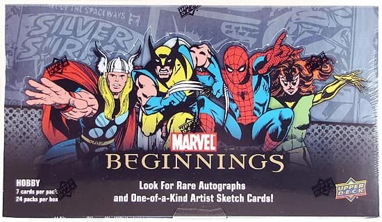 Marvel Beginnings Series 1 trading card set