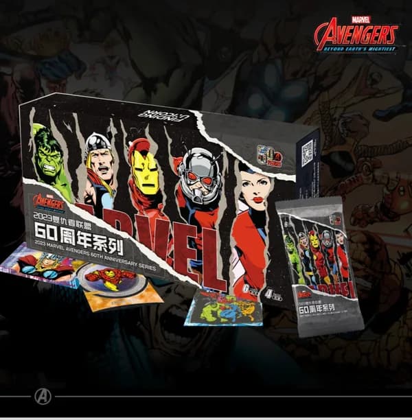 2023 Finding Unicorn Marvel’s Avengers 60th Anniversary trading card set
