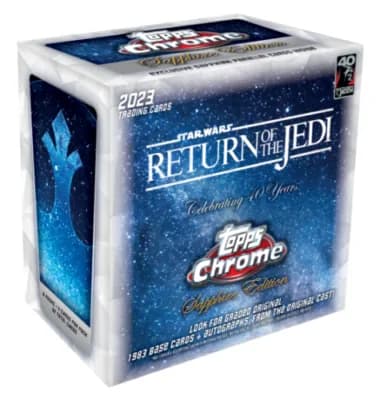 2023 Topps Chrome Sapphire Star Wars Return of the Jedi trading card set