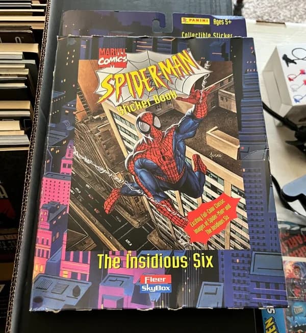 Spider-Man: The Insidious Six Collectible Stickers trading card set