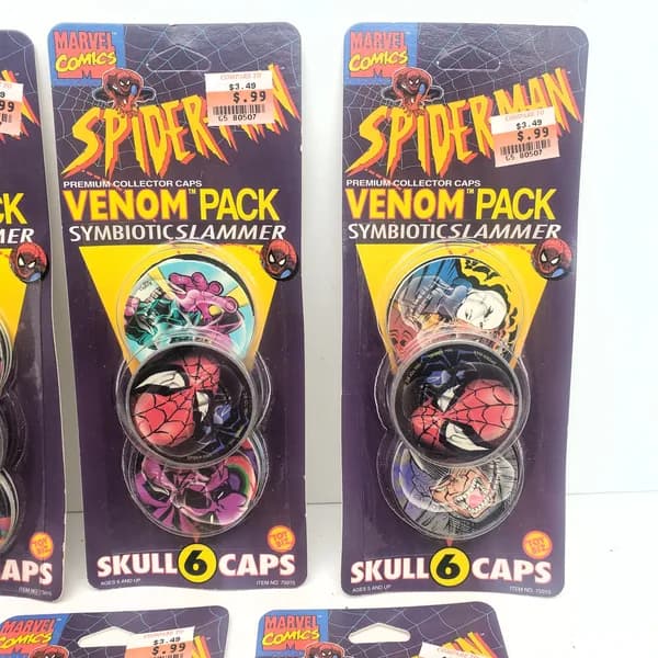 Spider-Man Caps (50 caps) trading card set