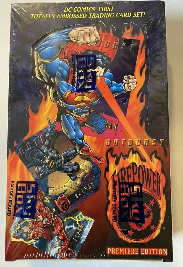 DC Outburst: Firepower trading card set