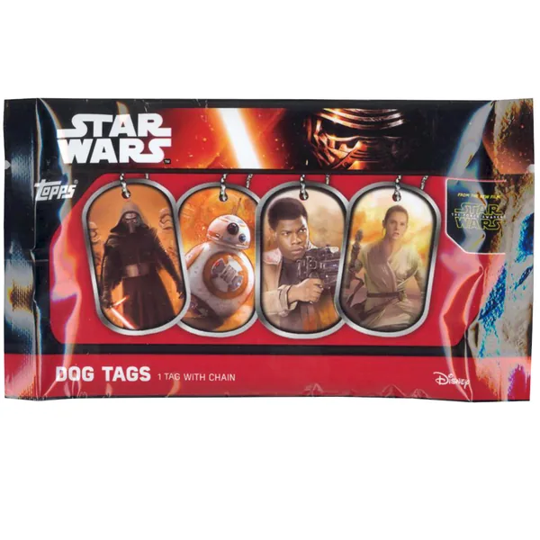Star Wars The Force Awakens Dog Tags trading card set