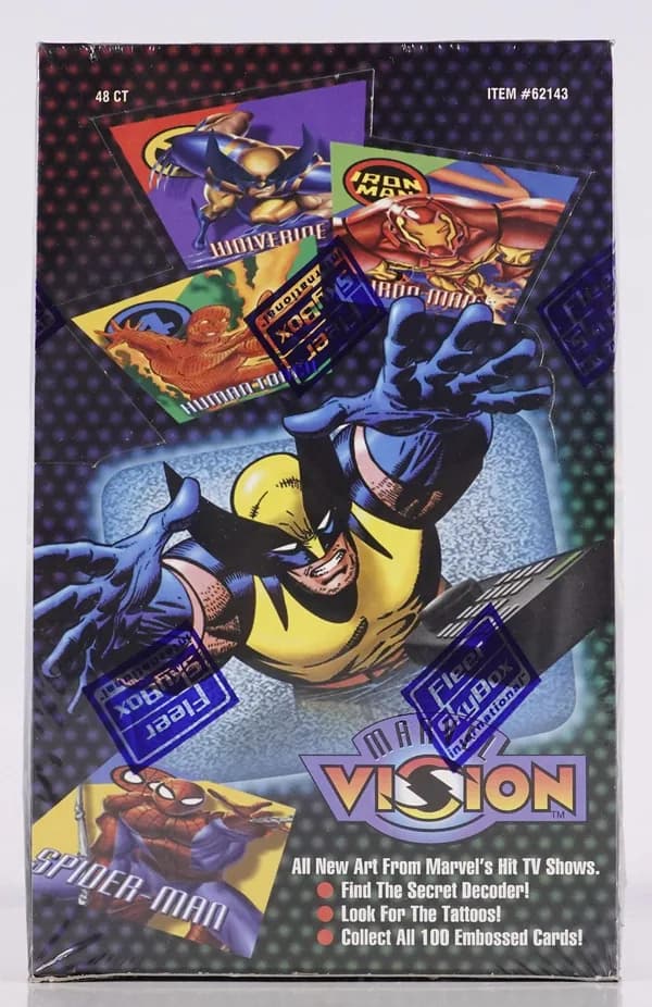 Marvel Vision trading card set