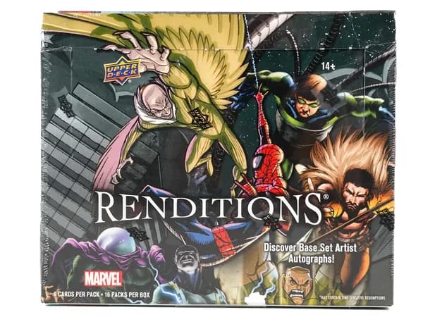 2024 Marvel Renditions Spider-Man trading card set