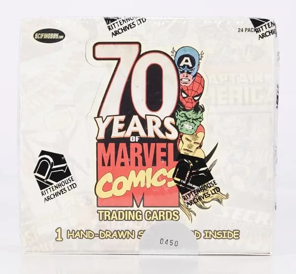 70 Years of Marvel Comics trading card set
