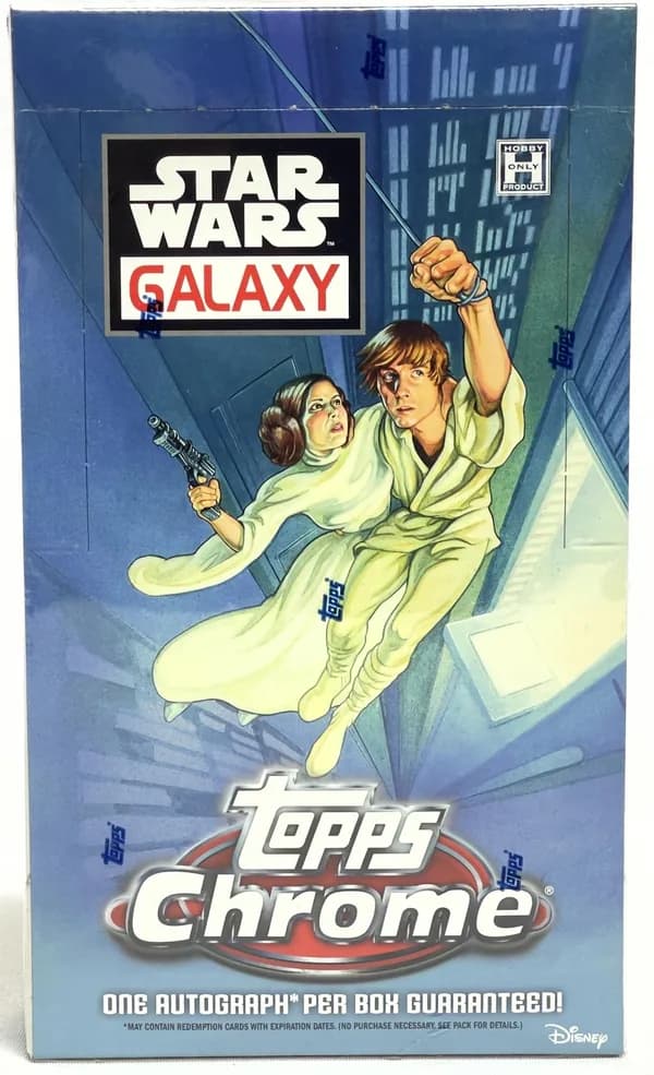 2021 Topps Chrome Star Wars Galaxy trading card set