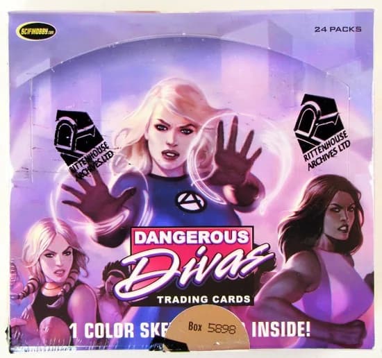 Marvel: Dangerous Divas trading card set
