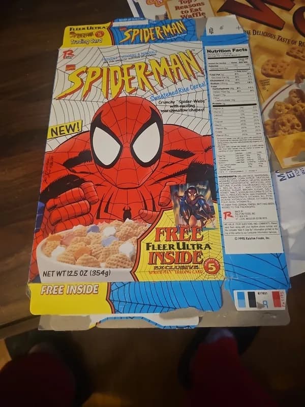 Spider-Man 1995 Ultra - Cereal Cards trading card set