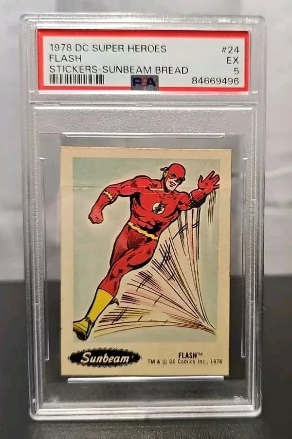 Super Heroes (DC) Stickers trading card set