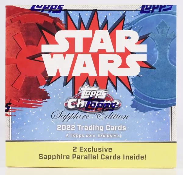 2022 Topps Chrome Sapphire Edition Star Wars trading card set