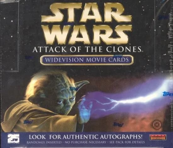 Star Wars Attack of the Clones Widevision trading card set