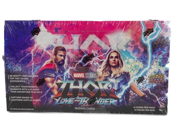 2022 Upper Deck Marvel Studios Thor Love and Thunder trading card set