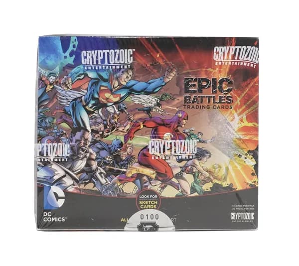 DC Comics Epic Battles trading card set