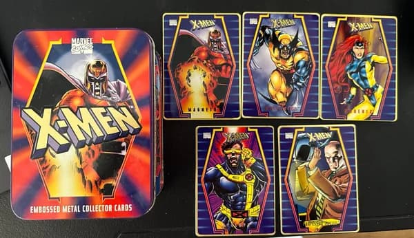 X-Men: Collector Cards Tin trading card set