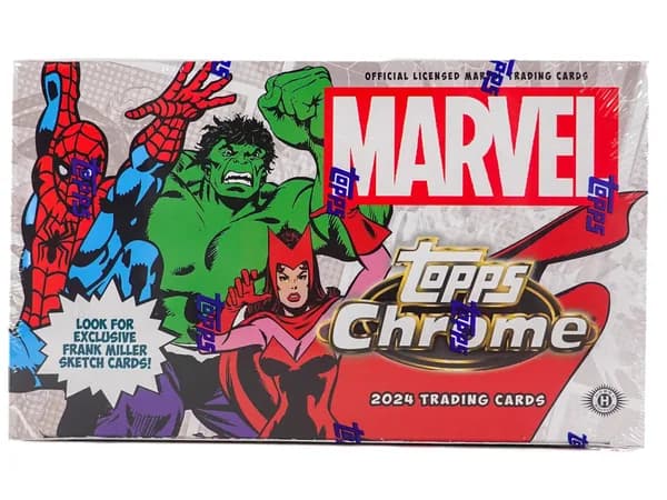 2024 Topps Chrome Marvel trading card set