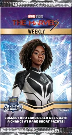 Marvel Studios' The Marvels Weekly trading card set